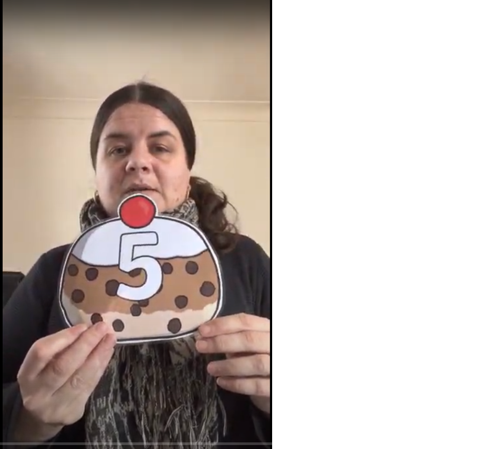 Can you hear Rachel say your name and join in with the song?