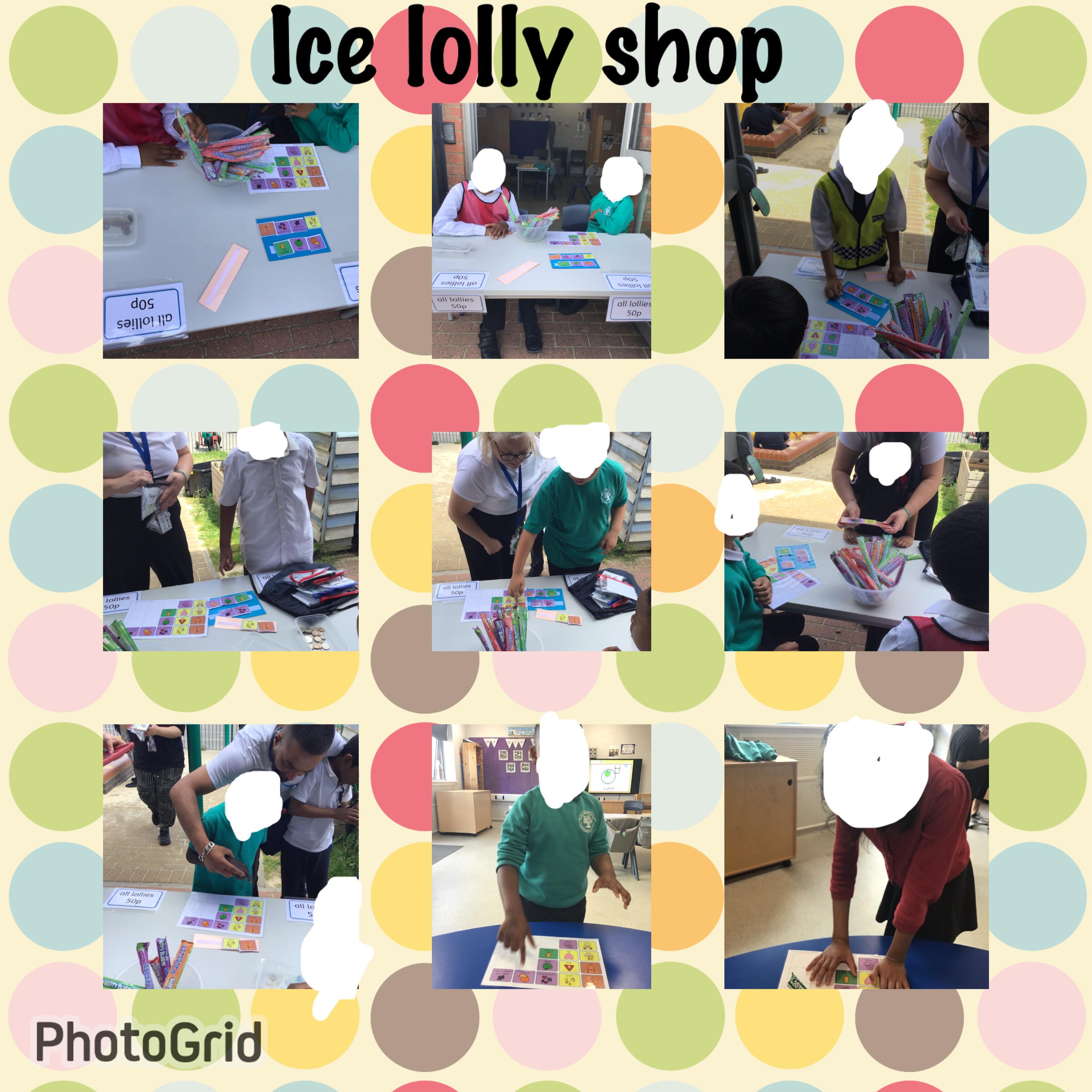 School council Ice lolly shop 